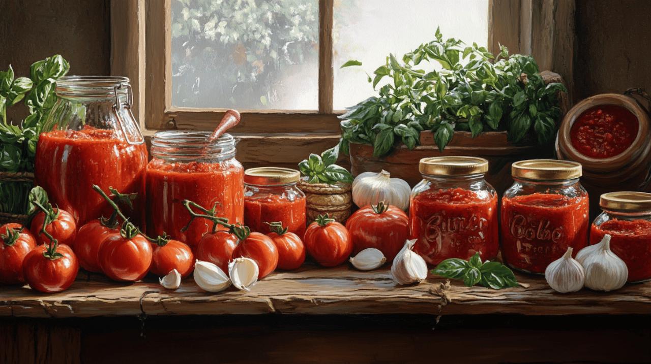 Comment preparer la sauce tomate maison en conserve : methode de congelation express