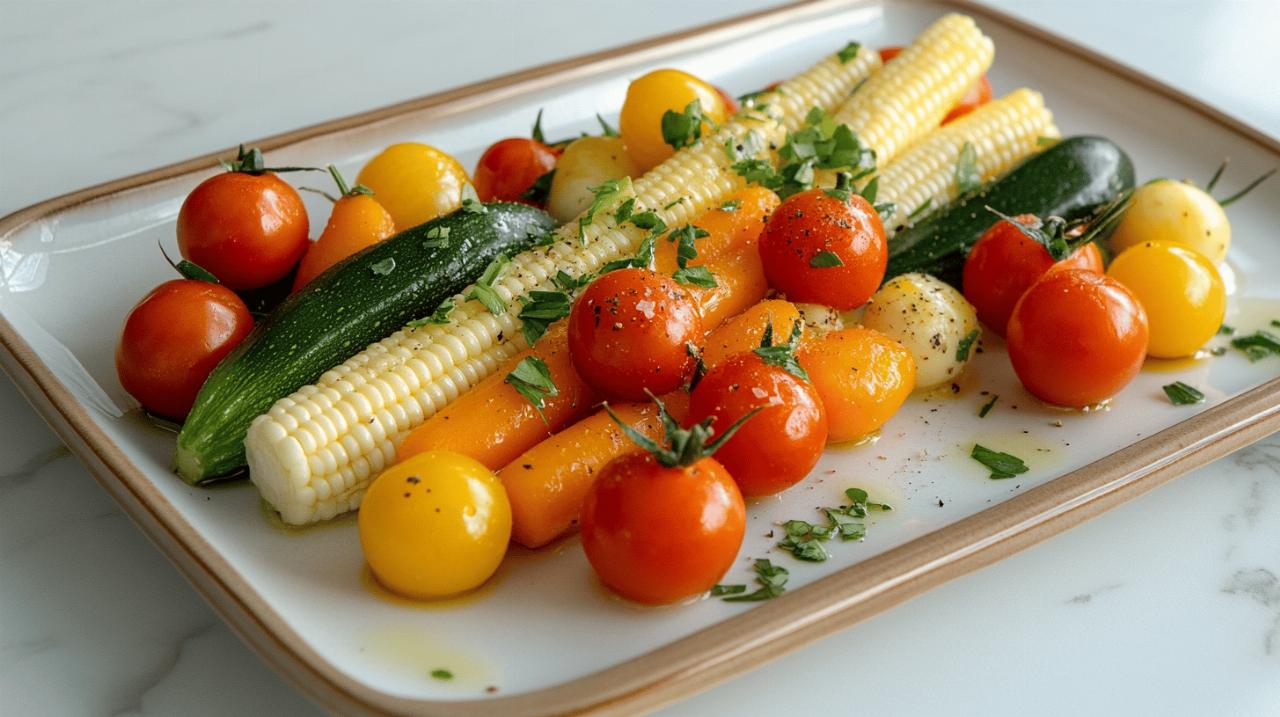 Mini-legumes a la vapeur facon wok : une recette minceur coloree et vitaminee